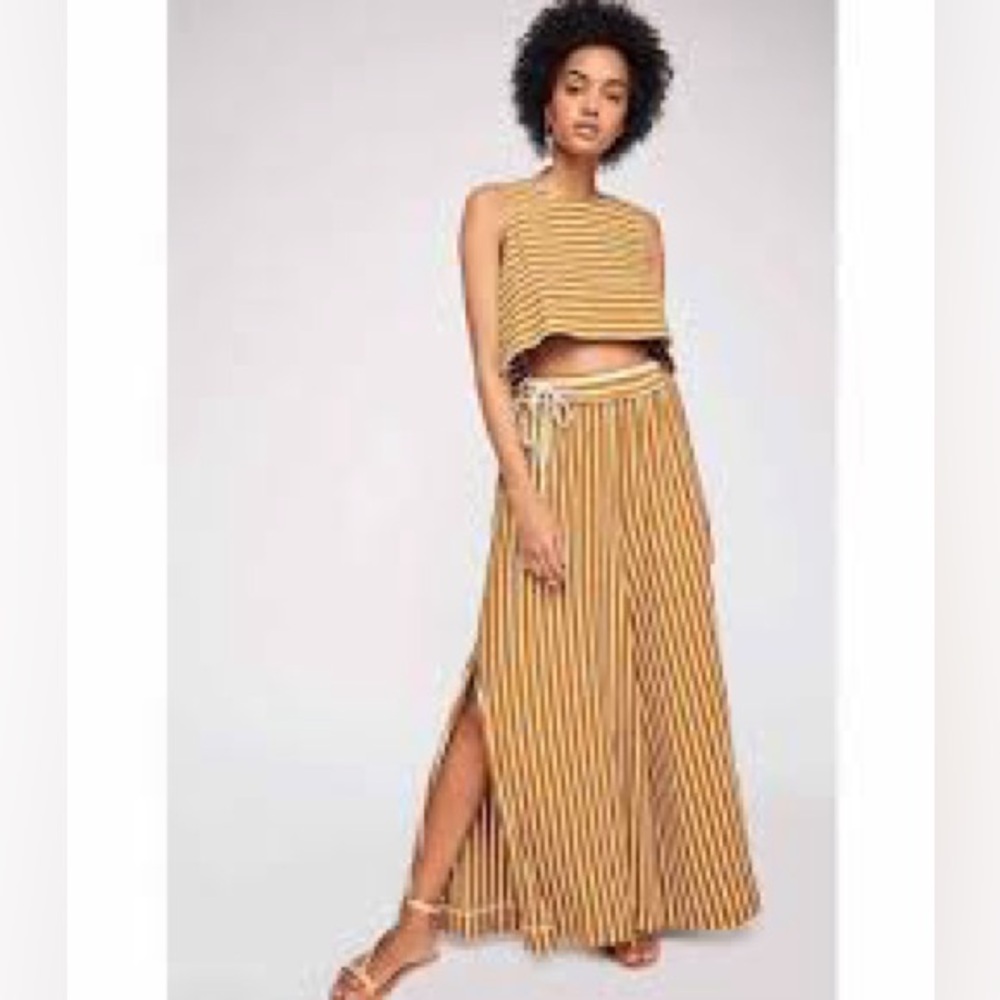 Free People Beach stripe sunnydaze pants